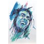 thumbnail Bob Marley - Aquarelle Pastel à l'huile